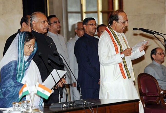 Dinesh Trivedi sworn in as Cabinet Minister in 2011