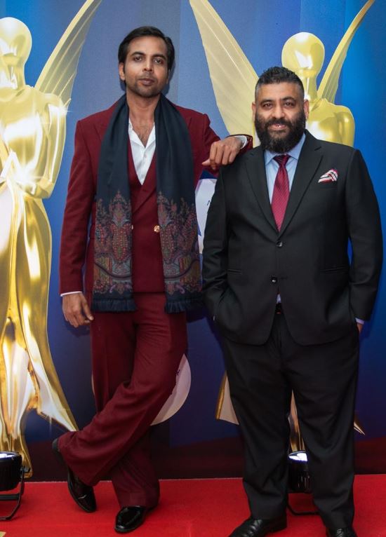 Gaurav Dhingra (right) with Abhishek Banerjee (left)