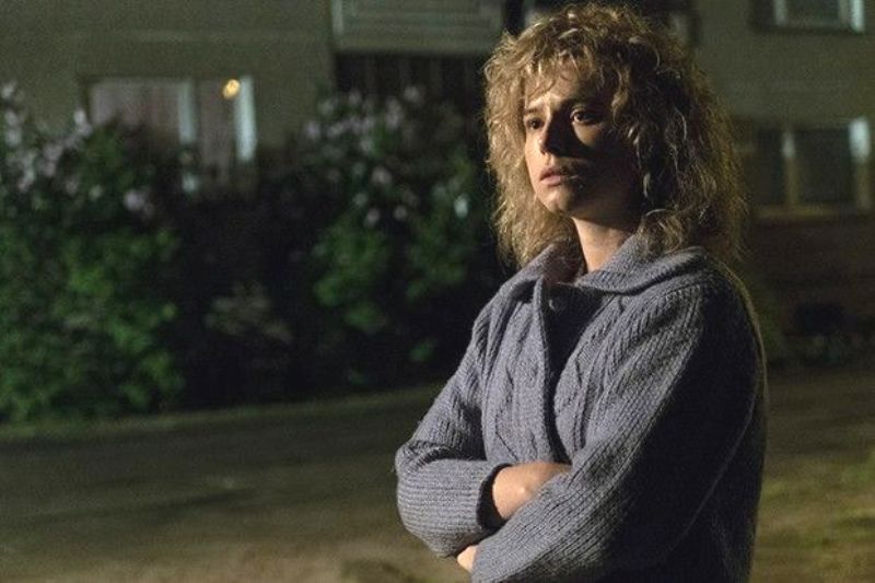 Jessie Buckley as Lyudmila Ignatenko in a still from the series 'Chernobyl' (2019)