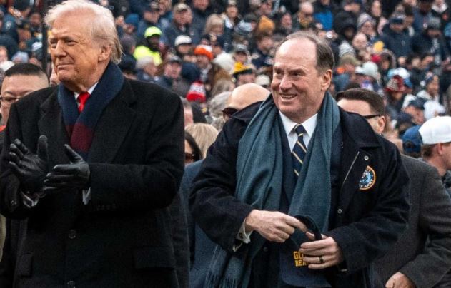 John Phelan with the President Donald Trump