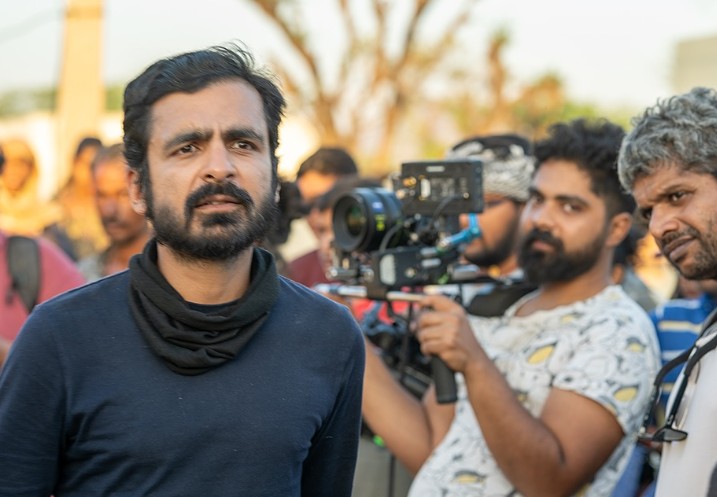 Karan Tejpal during the filming of Stolen