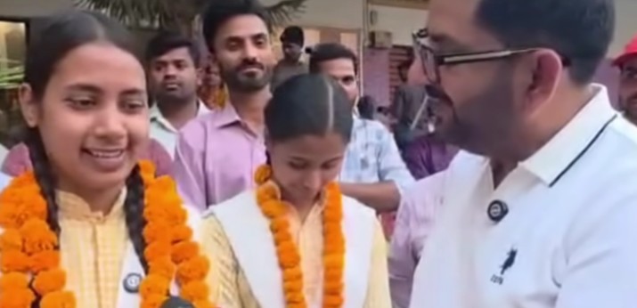 Kashish Verma during a media interview