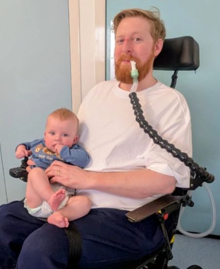 Michael Patrick with his nephew Micheael