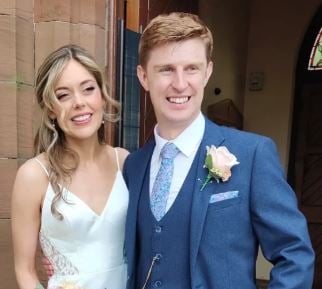 Michael Patrick's brother with his wife