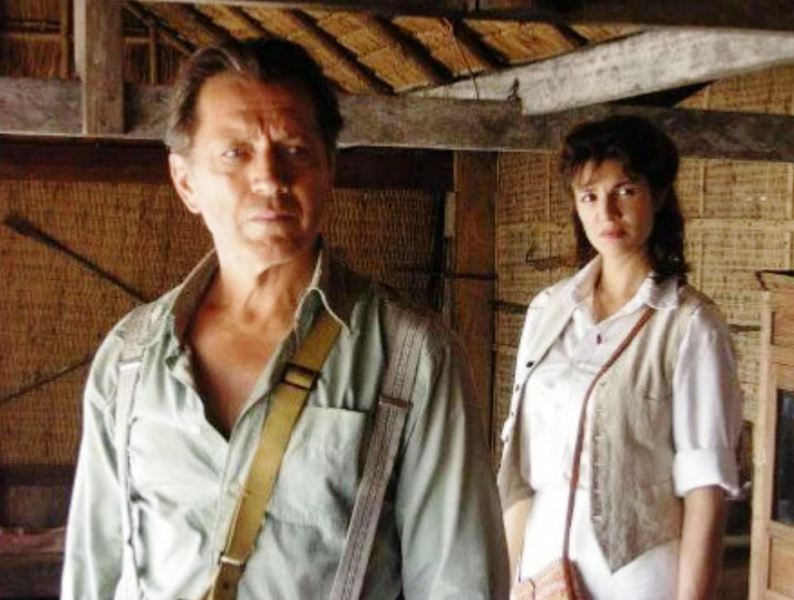 Nadia Farès as 'Gabrielle' in a still from the series 'L'empire du tigre' (2005)