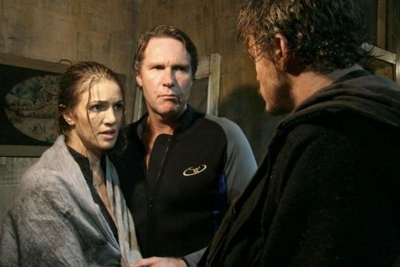 Nadia Farès as 'Pia' in a still from the film 'Storm Warning' (2007)