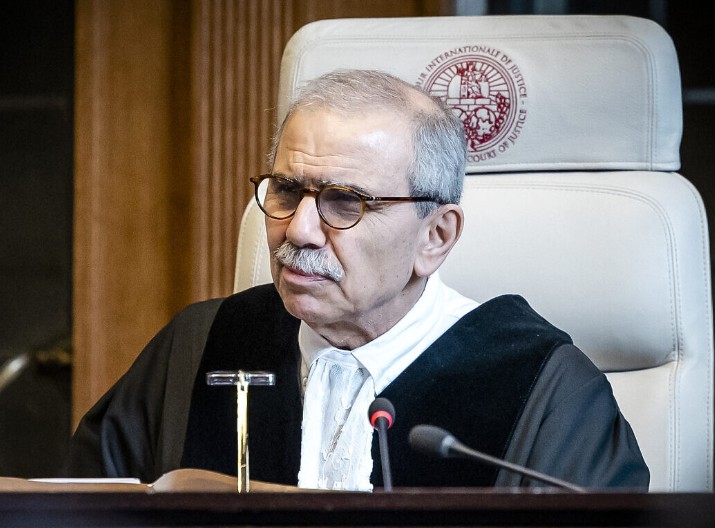 Nawaf Salam while serving as the judge of International Court of Justice (ICJ)