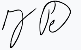 Péter Magyar's Signature