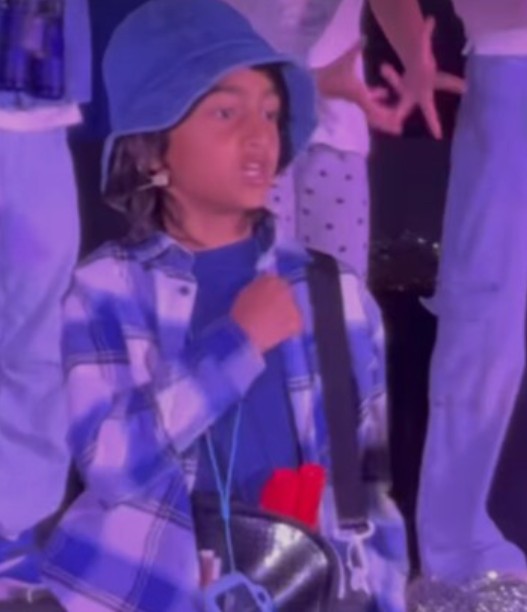 Rahyl Deshmukh while performing during his annual function at school in 2025