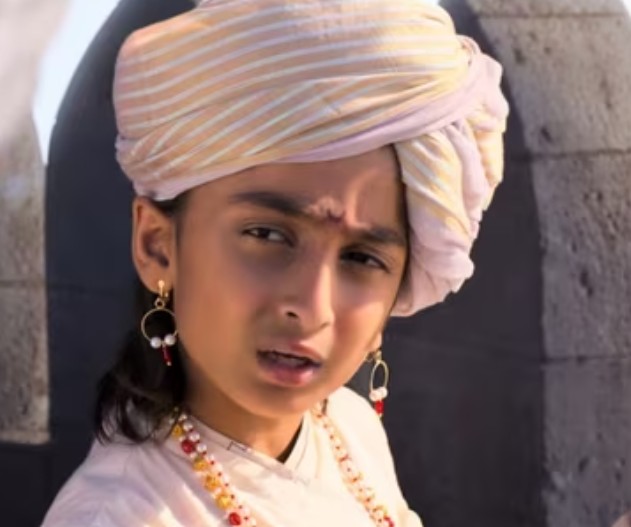 Rahyl Deshmukh portraying Chhatrapati Shivaji Maharaj in a still from the film Raja Shivaji 