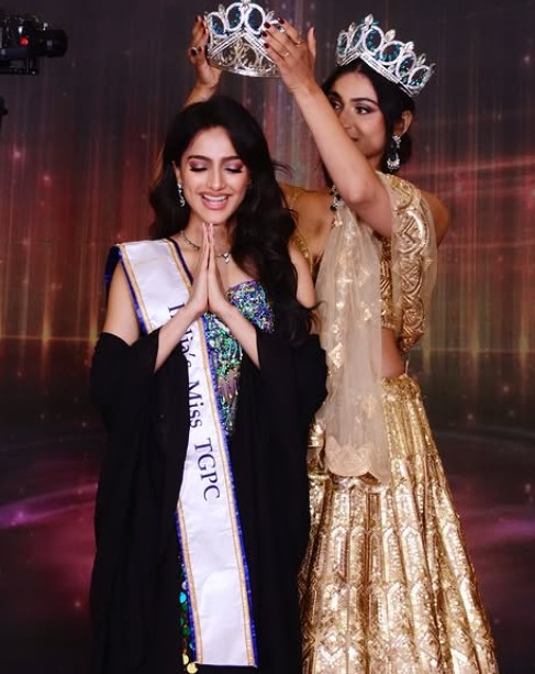 Rajnandini Pawar after winning India’s Miss TGPC Season 13 (2025)