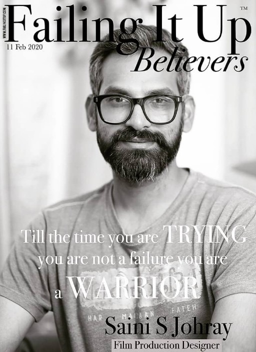 Saini S. Johray on the cover of a magazine