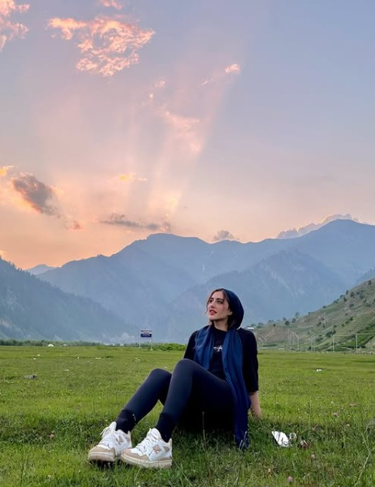 Samreen Kaur during a trip
