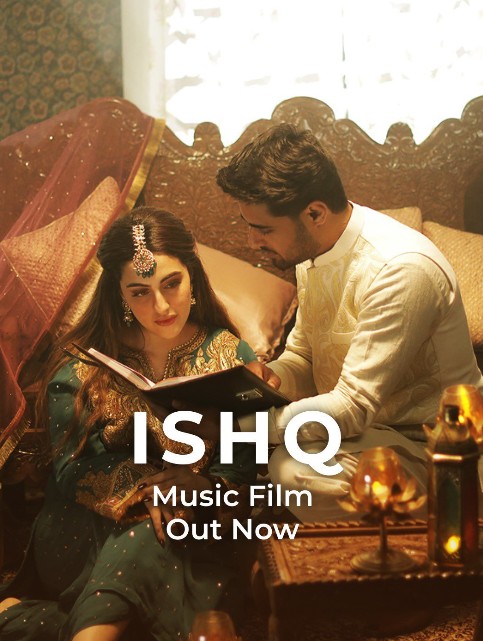 Samreen Kaur on the poster of the music film Ishq