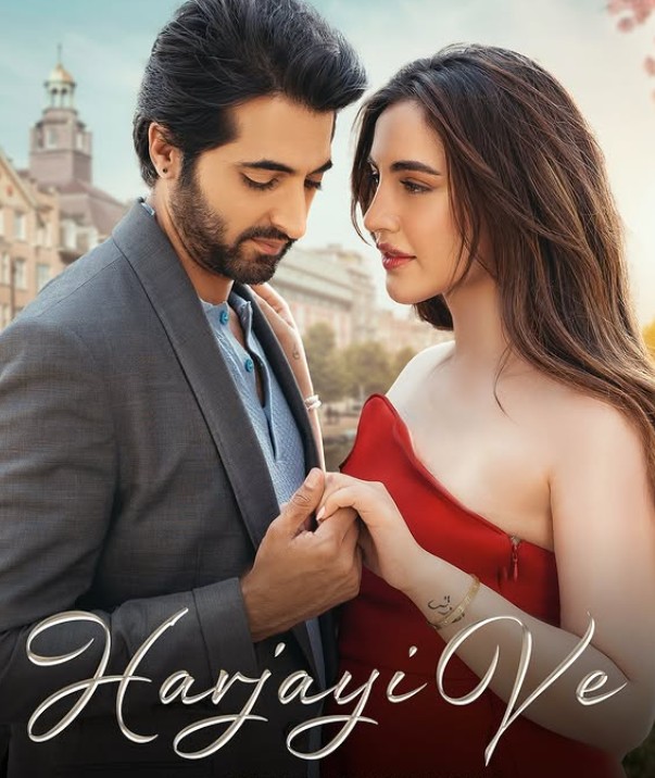 Samreen Kaur on the poster of the music video of the song Harjayi Ve