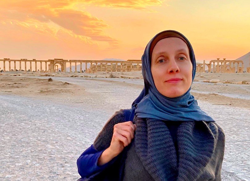 Shelly Kittleson in Palmyra, Syria