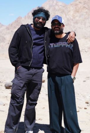 Shivkumar V. Panicker (left) with Aditya Dhar (right)