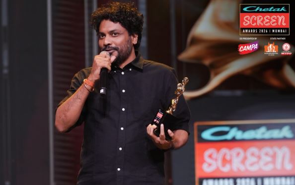 Shivkumar V. Panicker with his Screen Award (2026)