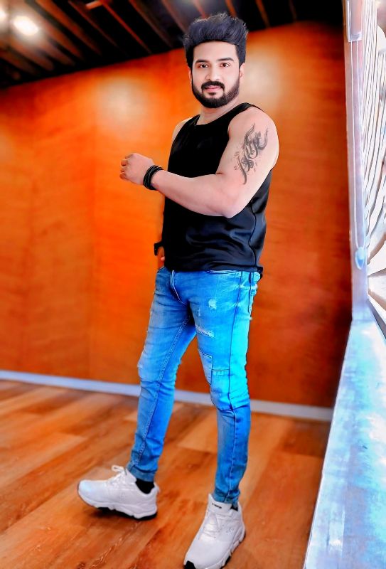 Siddharth Venugopal's tattoo on his bicep