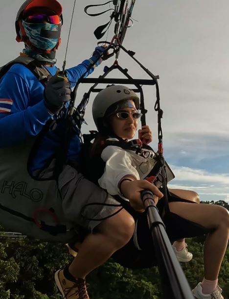 Subashini Balasubramaniyam during an adventure activity