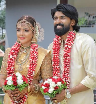 Subashini Balasubramaniyam during her marriage