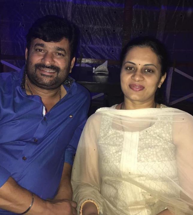 Vinay Kulkarni with his wife