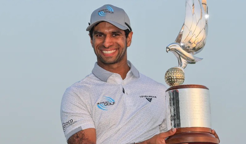 Aaron Rai Height, Age, Wife, Family, Biography » StarsUnfolded 13 Aaron Rai after winning the Abu Dhabi Golf Championship