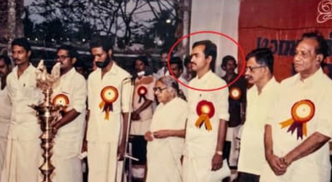 An old picture of V. D. Satheesan