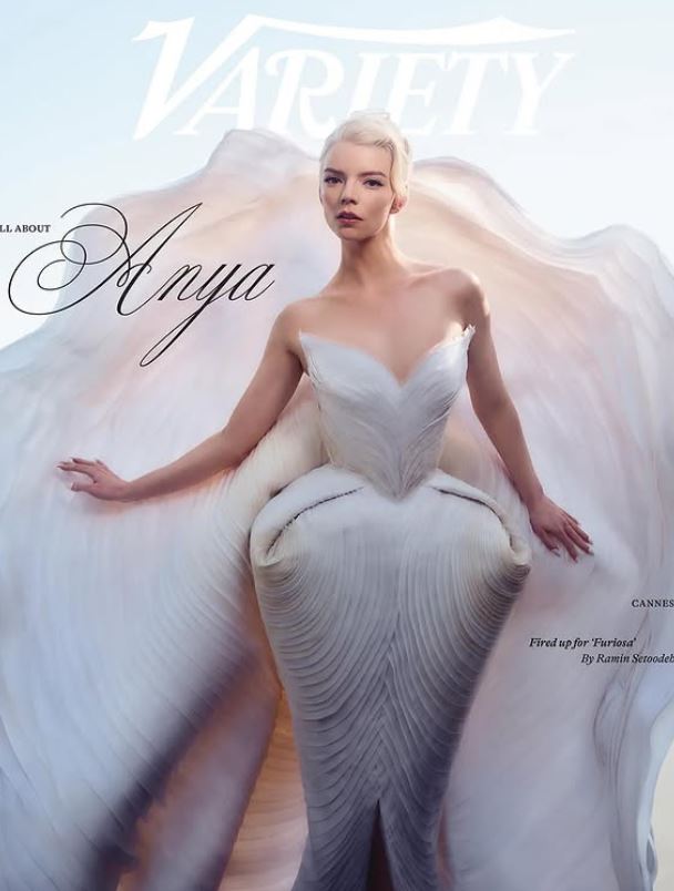 Anya Taylor-Joy in Cheney Chan's Private No.074 couture design