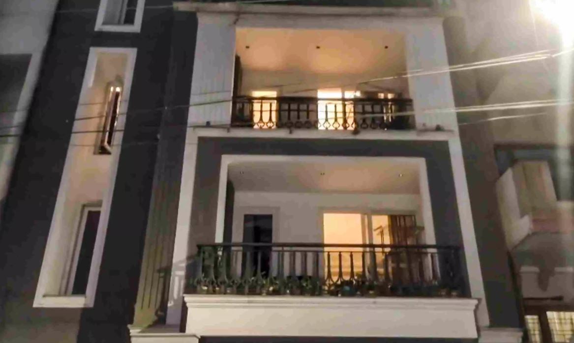 Building complex of Aman Kumar Sharma, where he died by suicide