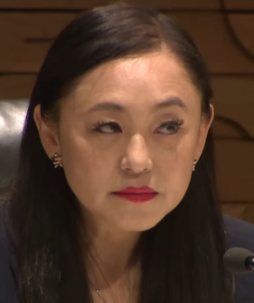 Eileen Wang during court proceedings