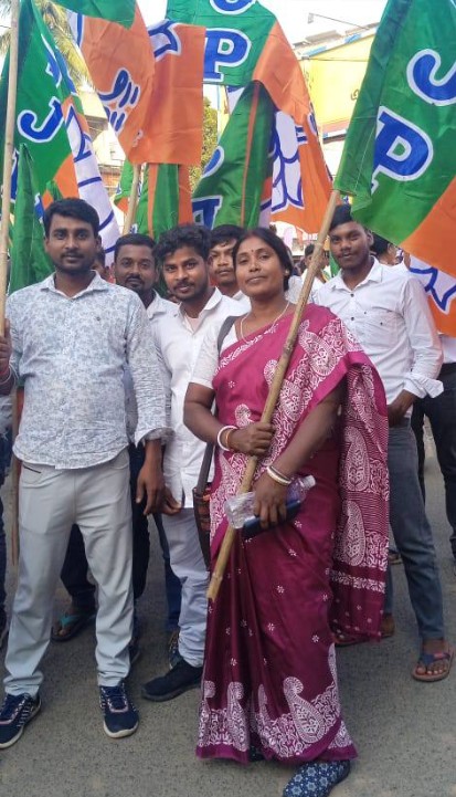 Kalita Maji during a political campaign