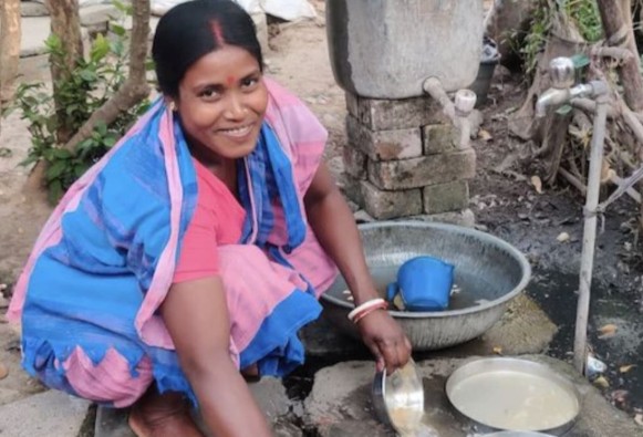 Kalita Maji while working as a domestic help