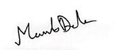 Manab Deka's signature