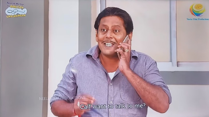 Nilesh Bhatt in a still from the television show Taarak Mehta Ka Ooltah Chashmah