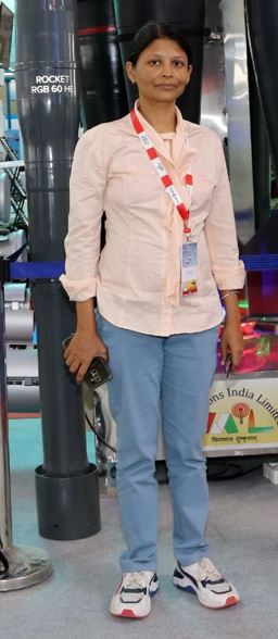 Padma Jaiswal during a posting