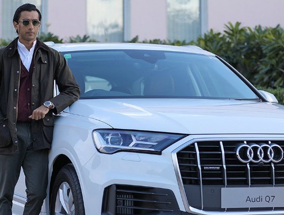 Padmanabh Singh with his Audi Q7