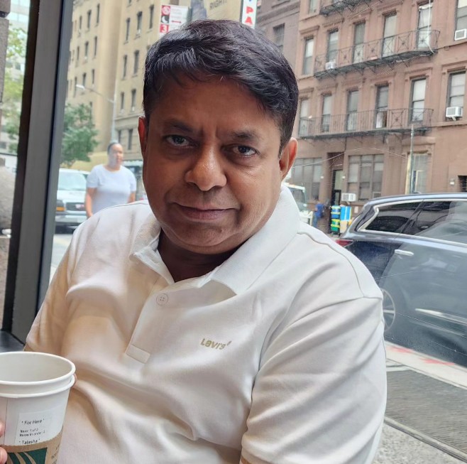 Radhan Pandit during a trip to the United States of America