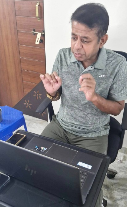 Radhan Pandit during his online 2 hours Bootcamp of 'Rewrite Your Destiny'