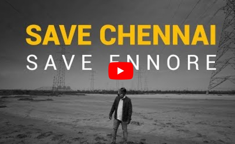 Rajmohan Arumugam on the cover of his video on Chennai