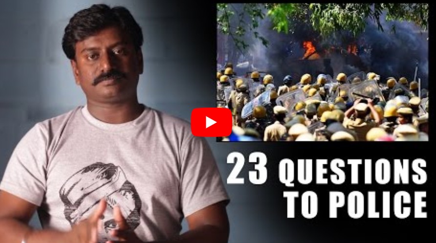 Rajmohan Arumugam on the cover of one of his videos