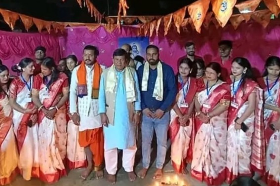 Rathindra Bose during a political event