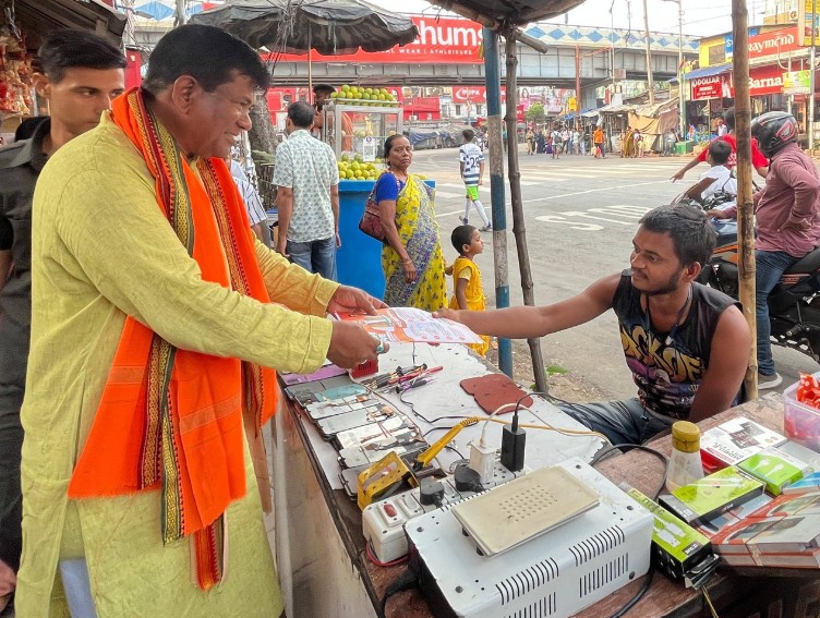 Rathindra Bose while working for the BJP