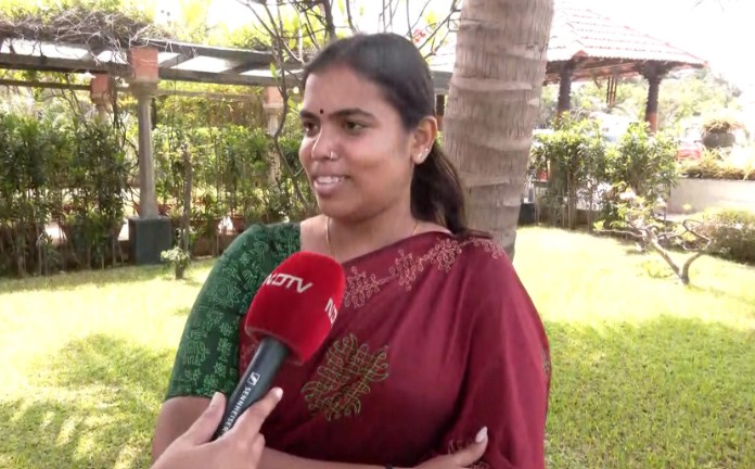 S. Keerthana during a media conversation