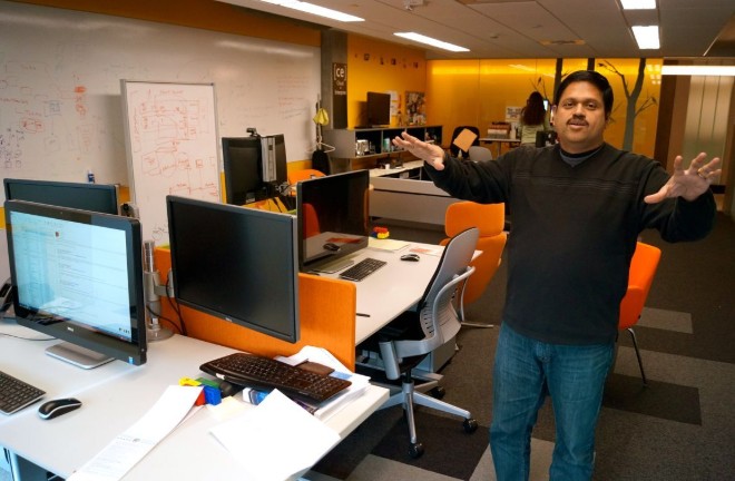 S. Somasegar gives a tour of the Microsoft Developer Division offices in 2014