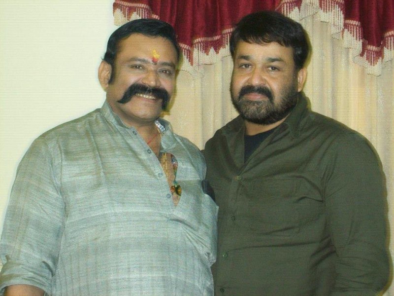 Santhosh Nayar with Mohanlal