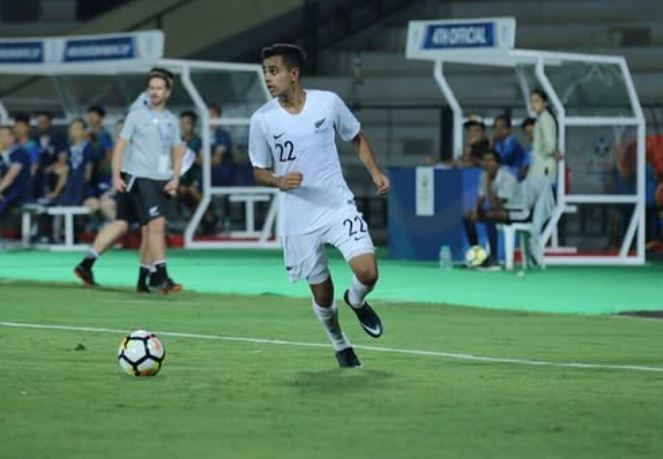 Sarpreet Singh, while playing for New Zealand in the 2019 Chanmpions Cup