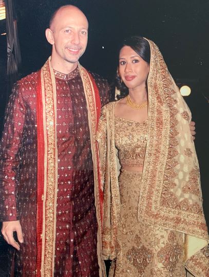 Shama Mohamed during her marriage