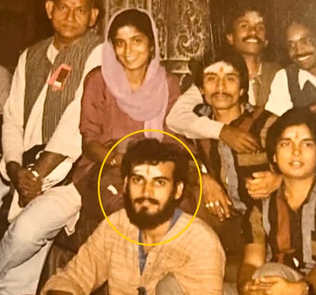 Subodh Gupta during his college days