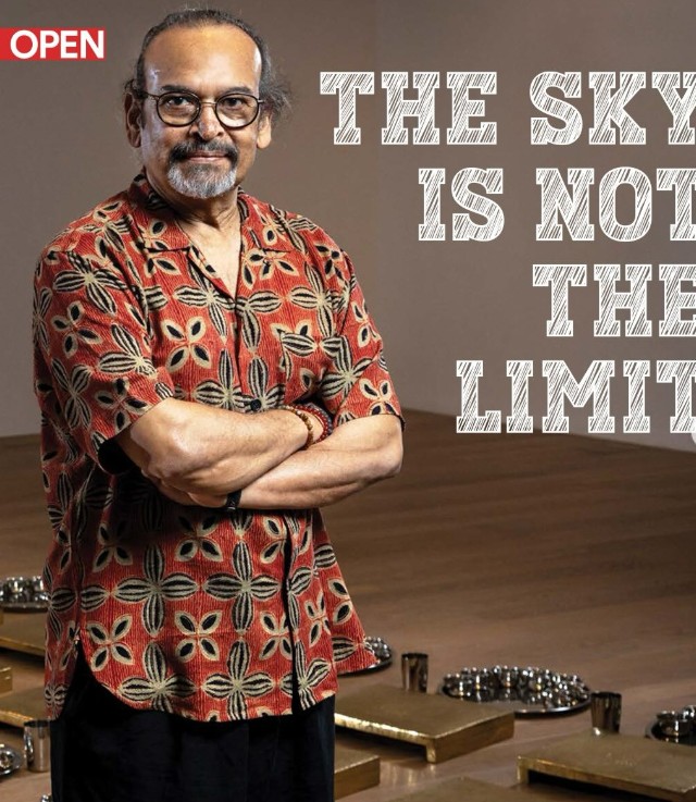 Subodh Gupta on the cover of a magazine